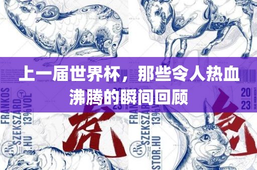 上一届世界杯，那些令人热血沸腾的瞬间回顾