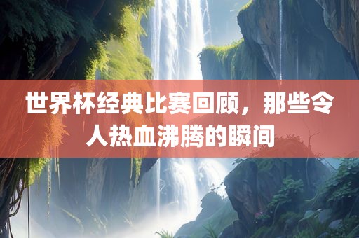 世界杯经典比赛回顾，那些令人热血沸腾的瞬间眉山市正发家政服务有限公司