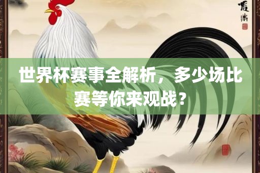 世界杯赛事全解析，多少场比赛等你来观战眉山市正发家政服务有限公司？