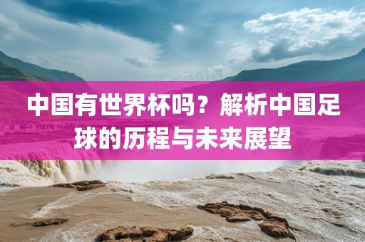中国有世界杯吗？解析中国足球的历程与未来展望眉山市正发家政服务有限公司