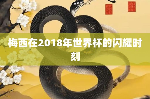 梅西在2018年世界杯的闪眉山市正发家政服务有限公司耀时刻