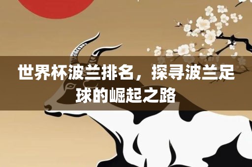 世界杯波兰排名，探寻波兰足球的崛起之路