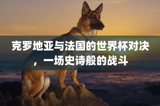 克罗地亚与法国的世界杯对决，一场史诗般的战斗眉山市正发家政服务有限公司