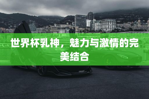 世界杯乳神，魅力与激情的完美结合