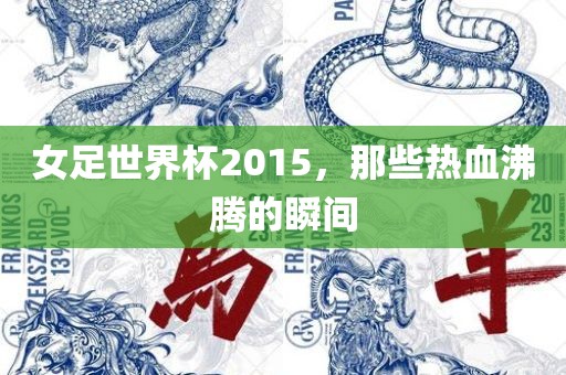 女足世界杯2015，那眉山市正发家政服务有限公司些热血沸腾的瞬间
