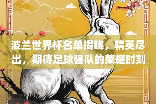 波兰世界杯名单揭晓，精英尽出，期待足球强队的荣耀时刻
