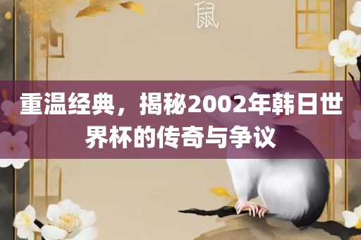 重温经典，揭秘2002年韩日世界杯的传奇与争议