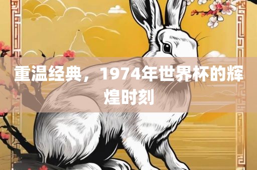 重温经典，1974年世界杯的辉煌时刻