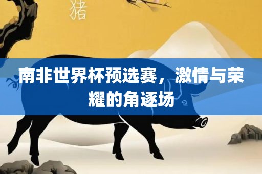 南非世界杯预选赛，激情与荣耀的角逐场