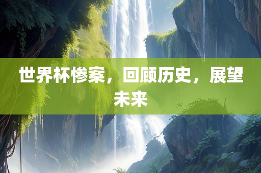 世界杯惨案，回顾历史，展望未来