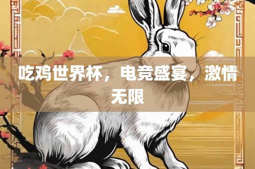 吃鸡世界杯，电竞盛宴，激情无限