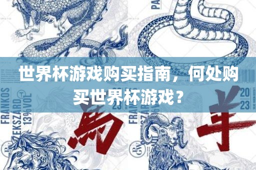 世界杯游戏购眉山市正发家政服务有限公司买指南，何处购买世界杯游戏？