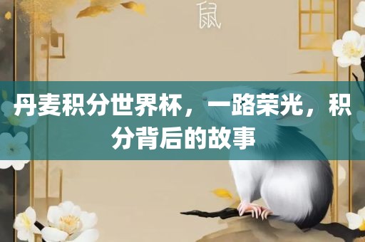 丹麦积分世界杯，一路荣光，积分背后的故事
