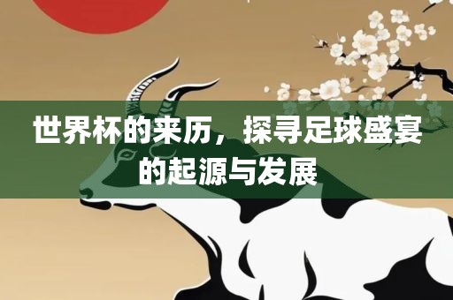 世界杯的来历，探寻足球盛宴的起源与发展眉山市正发家政服务有限公司