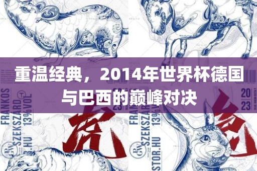 重温经典，2014年世界杯德国与巴西的巅峰对决眉山市正发家政服务有限公司