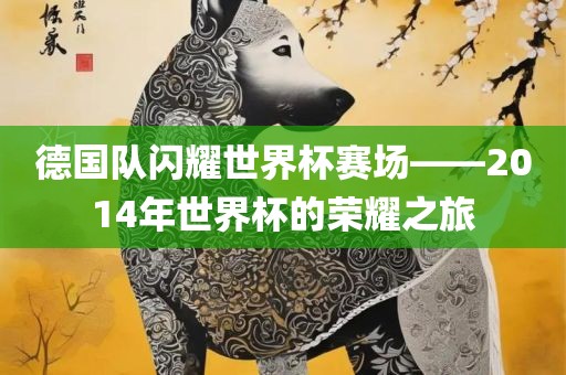 德国队闪耀世界杯赛场——2014年世界杯的荣耀之旅