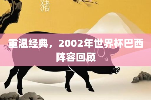 重温经典，2002年世界杯巴西阵容回顾