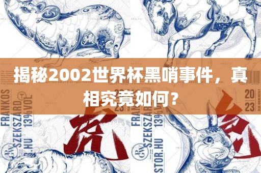 揭秘2002世界杯黑哨事件，真相究竟如何？