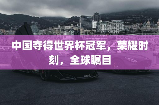 中国夺得世界杯冠军，荣耀时刻，全球瞩目