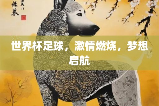 世界杯足球，激情燃烧，梦想启航
