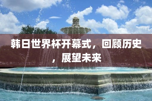 韩日世界杯开幕式，回顾历史，展望未来