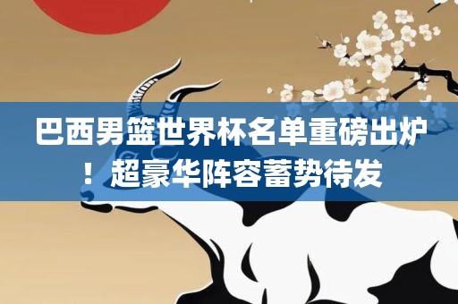巴西男篮世界杯名单重磅出炉！超豪华阵容蓄势待发