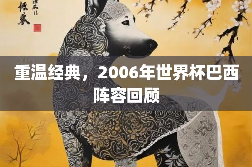 重温经典，2006年世界杯巴西阵容回顾