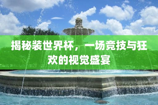 揭秘装世界杯，一场竞技与狂欢的视觉盛宴