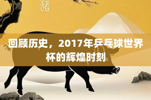 回顾历史，2017年乒乓球世界杯的辉煌时刻