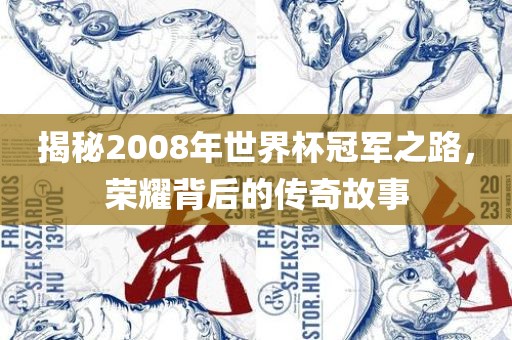 揭秘2008年世界杯冠军之路，荣耀背后的传奇故事