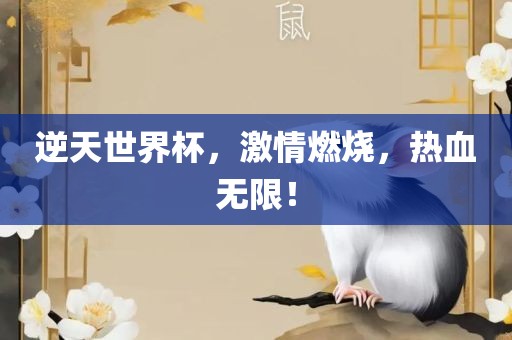 逆天世界杯，激情燃烧，热血无限！