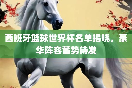 西班牙篮球世界杯名单揭晓，豪华阵容蓄势待发