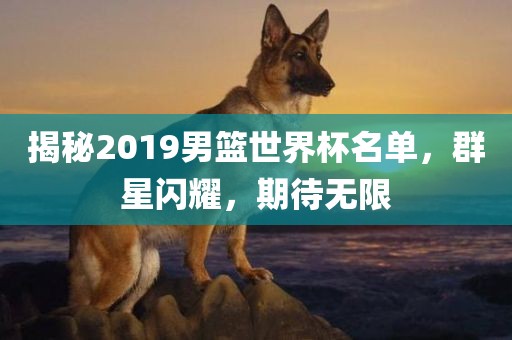 揭秘2019男篮世界杯名单，群星闪耀，期待无限