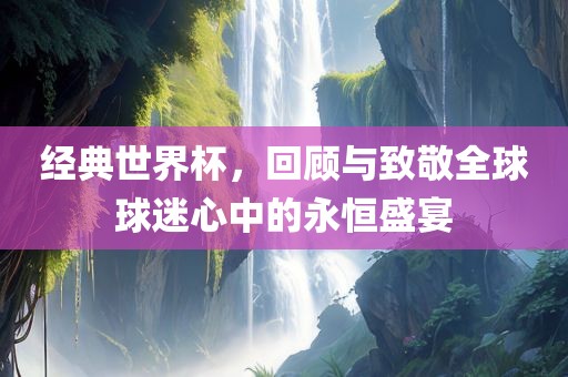 眉山市正发家政服务有限公司经典世界杯，回顾与致敬全球球迷心中的永恒盛宴