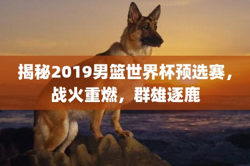 揭秘2019男篮世界杯预选赛，战火重燃，群雄逐鹿