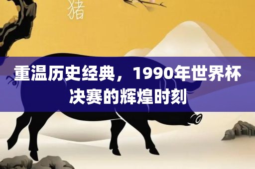 重温历史经典，1990年世界杯决赛的辉煌时刻