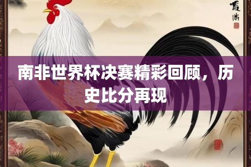 南非世界杯决赛精彩回顾，历史比分再现