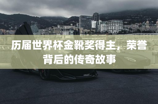 历届世界杯金靴奖得主，荣誉背后的传奇故事眉山市正发家政服务有限公司
