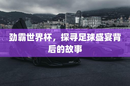 劲霸世界杯，探寻足球盛宴背后的故事眉山市正发家政服务有限公司