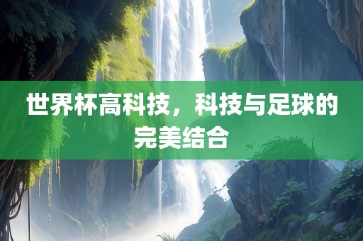 世界杯高科技，科技与足球的完美结合眉山市正发家政服务有限公司