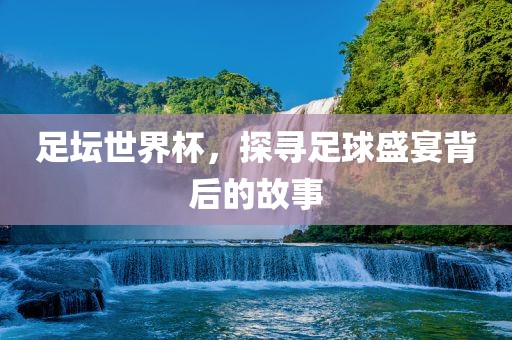 足坛世界杯，探寻足球盛宴背后的故眉山市正发家政服务有限公司事