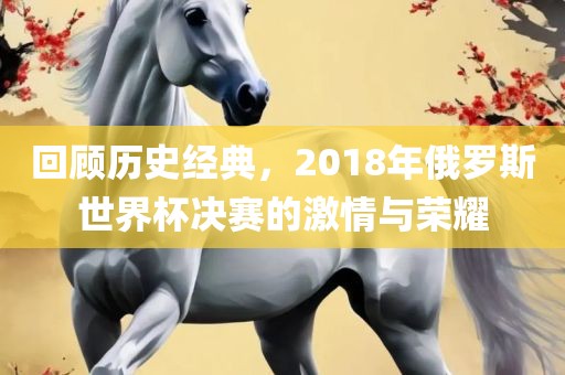 回顾历史经典，2018年俄罗斯世界杯决赛的激情与荣耀