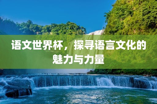 语文世界杯，探寻语言文化的魅力与力量眉山市正发家政服务有限公司