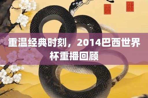 重温经典时刻，2014巴西世界杯重播回顾