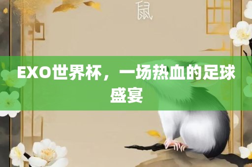 EXO世界杯，一场热血的足球盛宴