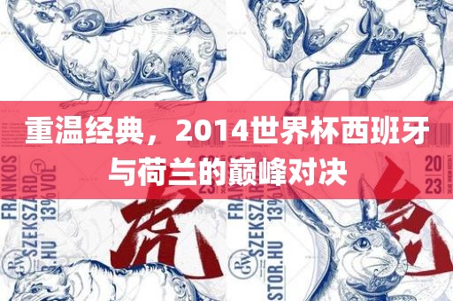 重温经典，2014世界杯西班牙与荷兰的巅峰对决