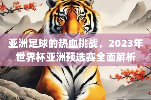 亚洲足球的热血挑战，2023年世界杯亚洲预选赛全面解析