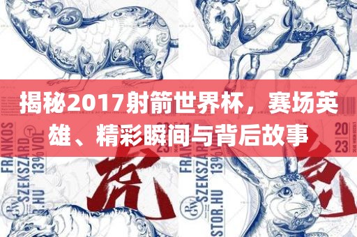揭秘2017射箭世界杯，赛场英雄、精彩瞬间与背后故事