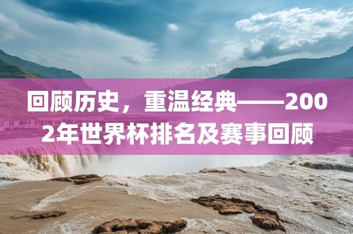 回顾历史，重温经典——2002年世界杯排名及眉山市正发家政服务有限公司赛事回顾
