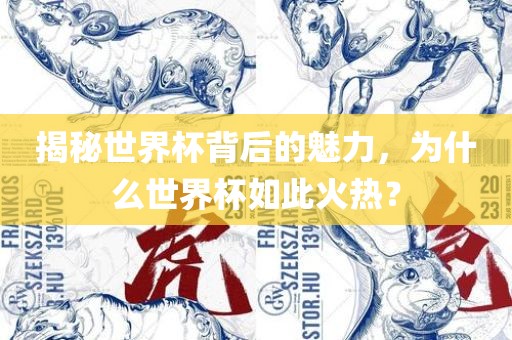 揭秘世界杯背后的魅力，为什么世界杯如此火热？